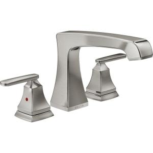 imageDelta Faucet Ashlyn 2Handle Widespread Roman Tub Faucet  Brushed Nickel  Stainless T2764SS Valve Not IncludedStainless