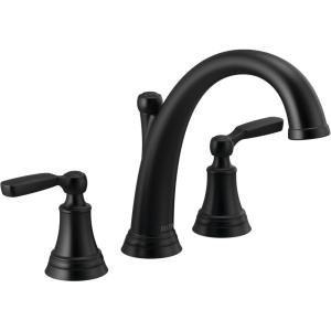 imageDelta Faucet Woodhurst Roman Tub Faucet  T2732RB  Classic Bathtub Handles ampamp Faucet  Bathroom Fixtures  Venetian Bronze Valve Sold SeparatelyMatte Black