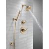 imageDelta Faucet Saylor Brushed Nickel 3Setting Shower Handle Diverter Trim Kit Diverter Valve Trim Kit Shower Diverter Kit Stainless T11835SS Valve Not IncludedChampagne Bronze