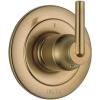 imageDelta Faucet Trinsic 3Setting Shower Handle Diverter Trim Kit Diverter Valve Trim Kit Gold 3 Way Shower Diverter Delta Diverter Trim Champagne Bronze T11859CZ Valve Not IncludedChampagne Bronze