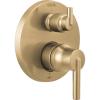 imageDELTA FAUCET T24859SS Stainless Trinsic Contemporary Monitor 14 Series Valve Trim with 3Setting Integrated DiverterChampagne Bronze