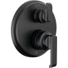 imageDelta Faucet Tetra 14 Series Brushed Nickel 3Setting Integrated Diverter Valve Trim Kit Brushed Nickel Diverter Valve Trim Kit Shower Trim Kit Lumicoat Stainless T24889SSPR Valve Not IncludedMatte Black