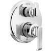 imageDelta Faucet Tetra 14 Series Brushed Nickel 3Setting Integrated Diverter Valve Trim Kit Brushed Nickel Diverter Valve Trim Kit Shower Trim Kit Lumicoat Stainless T24889SSPR Valve Not IncludedLumicoat Chrome