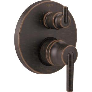 imageDELTA FAUCET T24859SS Stainless Trinsic Contemporary Monitor 14 Series Valve Trim with 3Setting Integrated DiverterVenetian Bronze