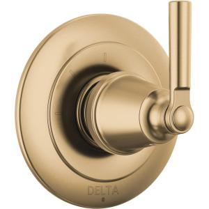 imageDelta Faucet Saylor Brushed Nickel 3Setting Shower Handle Diverter Trim Kit Diverter Valve Trim Kit Shower Diverter Kit Stainless T11835SS Valve Not IncludedChampagne Bronze