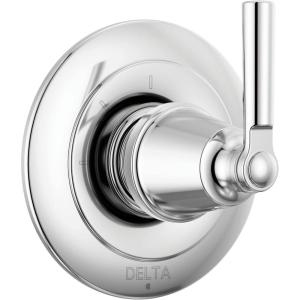 imageDelta Faucet Saylor Brushed Nickel 3Setting Shower Handle Diverter Trim Kit Diverter Valve Trim Kit Shower Diverter Kit Stainless T11835SS Valve Not IncludedChrome