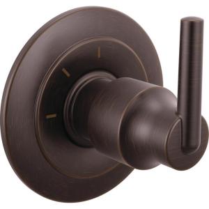 imageDelta Faucet Trinsic 3Setting Shower Handle Diverter Trim Kit Diverter Valve Trim Kit Gold 3 Way Shower Diverter Delta Diverter Trim Champagne Bronze T11859CZ Valve Not IncludedVenetian Bronze