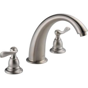 imageDelta Faucet Windemere Roman Tub Faucet  BT2796OB  Bathroom Tub Faucet ampamp Handles Set  Bathroom Accessories  Oil Rubbed Bronze Valve Sold SeparatelyStainless