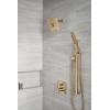imageDELTA FAUCET T24867SS Stainless Ara Angular Modern Monitor 14 Series Valve Trim with 3Setting Integrated DiverterChampagne Bronze