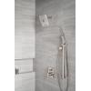 imageDELTA FAUCET T24867SS Stainless Ara Angular Modern Monitor 14 Series Valve Trim with 3Setting Integrated DiverterStainless