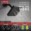 imageDelta Faucet Ara 3Setting Shower Handle Diverter Trim Kit Diverter Valve Trim Kit Black 3 Way Shower Diverter Delta Diverter Trim Matte Black T11867BL Valve Not IncludedMatte Black