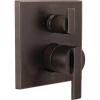 imageDELTA FAUCET T24867SS Stainless Ara Angular Modern Monitor 14 Series Valve Trim with 3Setting Integrated DiverterVenetian Bronze
