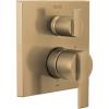 imageDELTA FAUCET T24967BL Angular Modern Monitor 14 Series Valve 6Setting Integrated Shower Trim with Diverter Matte Black Valve Not IncludedChampagne Bronze