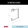 imageDelta 77746SS Vero Towel Ring 500 x 900 x 1000 inches StainlessChrome