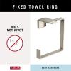 imageDelta 77746SS Vero Towel Ring 500 x 900 x 1000 inches StainlessStainless