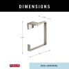 imageDelta 77746SS Vero Towel Ring 500 x 900 x 1000 inches StainlessStainless
