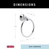 imageDelta Faucet 76446 Ashlyn Towel Ring 638 x 757 x 225 Inches Polished ChromePolished Chrome