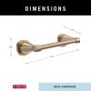 imageDelta Faucet 77655CZ Stryke Double Post Pivoting Toilet Paper Holder Champagne BronzeChampagne Bronze