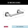 imageDelta Faucet 77655CZ Stryke Double Post Pivoting Toilet Paper Holder Champagne BronzeChrome