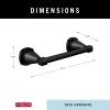 imageDelta Faucet 77655CZ Stryke Double Post Pivoting Toilet Paper Holder Champagne BronzeMatte Black