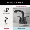 imageDelta Faucet 77655CZ Stryke Double Post Pivoting Toilet Paper Holder Champagne BronzeMatte Black