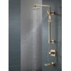 imageDelta Faucet Emerge Matte Black Shower Column Including Rain Shower Head Handheld Shower Shower Handle and Shower Valve Shower System Rainfall Shower Head Matte Black 58420BL Valve IncludedChampagne Bronze
