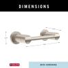 imageDelta Nicoli 1Pack Toilet Paper Holder Polished Chrome Tissue Roll Holder for Bathroom Organization and Storage Pivoting Toilet Tissue Holder Wall Bathroom Accessories NIC50PCSpotshield Brushed Nickel