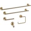 imageDelta Trinsic 1Pack Hand Towel Holder Brilliance Stainless Steel Towel Racks for Bathroom Wall Square Towel Ring Holder for Bath Towel Hanger for Kitchen Bathroom Accessories 759460SSChampagne Bronze