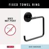 imageDelta Trinsic 1Pack Hand Towel Holder Brilliance Stainless Steel Towel Racks for Bathroom Wall Square Towel Ring Holder for Bath Towel Hanger for Kitchen Bathroom Accessories 759460SSVenetian Bronze