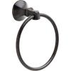 imageDelta Faucet 76446 Ashlyn Towel Ring 638 x 757 x 225 Inches Polished ChromeSpotshield Venetian Bronze