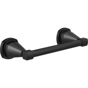 imageDelta Faucet 77655CZ Stryke Double Post Pivoting Toilet Paper Holder Champagne BronzeMatte Black