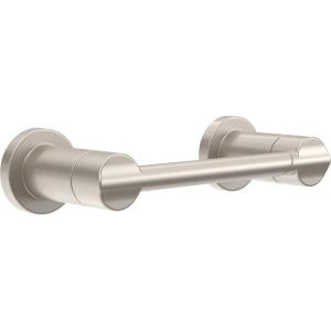imageDelta Nicoli 1Pack Toilet Paper Holder Polished Chrome Tissue Roll Holder for Bathroom Organization and Storage Pivoting Toilet Tissue Holder Wall Bathroom Accessories NIC50PCSpotshield Brushed Nickel