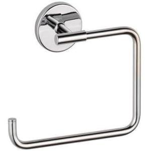 imageDelta Trinsic 1Pack Hand Towel Holder Brilliance Stainless Steel Towel Racks for Bathroom Wall Square Towel Ring Holder for Bath Towel Hanger for Kitchen Bathroom Accessories 759460SSChrome