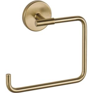 imageDelta Trinsic 1Pack Hand Towel Holder Brilliance Stainless Steel Towel Racks for Bathroom Wall Square Towel Ring Holder for Bath Towel Hanger for Kitchen Bathroom Accessories 759460SSChampagne Bronze