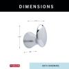 imageDELTA 73835SS Lahara Towel Robe Hook Brilliance Stainless SteelPolished Chrome