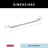imageDelta 74318SS Trillian Towel Bar 18 inch StainlessPolished Chrome