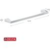 imageDelta 74318SS Trillian Towel Bar 18 inch StainlessPolished Chrome