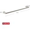 imageDelta 74318SS Trillian Towel Bar 18 inch StainlessStainless