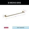 imageDelta 75918SS Trinsic 18 in Wall Mount Towel Bar Bath Hardware Accessory in Stainless SteelChampagne Bronze