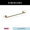 imageDelta 75918SS Trinsic 18 in Wall Mount Towel Bar Bath Hardware Accessory in Stainless SteelChampagne Bronze