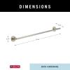 imageDelta 75918SS Trinsic 18 in Wall Mount Towel Bar Bath Hardware Accessory in Stainless SteelStainless