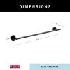 imageDelta 75918SS Trinsic 18 in Wall Mount Towel Bar Bath Hardware Accessory in Stainless SteelVenetian Bronze