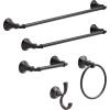 imageDelta Faucet 76435BL Delta Bath Hardware Matte BlackSpotShield Venetian Bronze