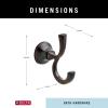 imageDelta Faucet 76435BL Delta Bath Hardware Matte BlackSpotShield Venetian Bronze
