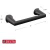 imageDelta Faucet 77208SS Galeon Bar Stainless SteelMatte Black