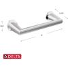 imageDelta Faucet 77208SS Galeon Bar Stainless SteelPolished Chrome