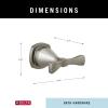 imageDelta Faucet 77638CZ Stryke Towel Double Hook Champagne BronzeStainless