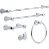 imageDelta Lahara 1Pack Toilet Paper Holder Brilliance Stainless Steel Tissue Roll Holder for Bathroom Organization and Storage Pivoting Toilet Tissue Holder Wall Bathroom Accessories 73850SSPolished Chrome