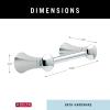 imageDelta Lahara 1Pack Toilet Paper Holder Brilliance Stainless Steel Tissue Roll Holder for Bathroom Organization and Storage Pivoting Toilet Tissue Holder Wall Bathroom Accessories 73850SSPolished Chrome