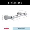 imageDelta Lahara 1Pack Toilet Paper Holder Brilliance Stainless Steel Tissue Roll Holder for Bathroom Organization and Storage Pivoting Toilet Tissue Holder Wall Bathroom Accessories 73850SSPolished Chrome